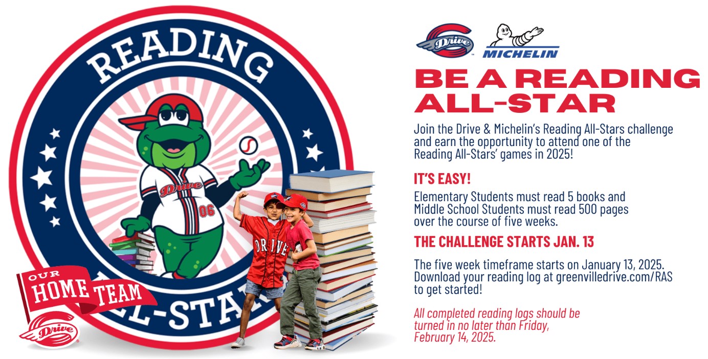 Greenville Reading All Stars 01/13/25-02/13/24